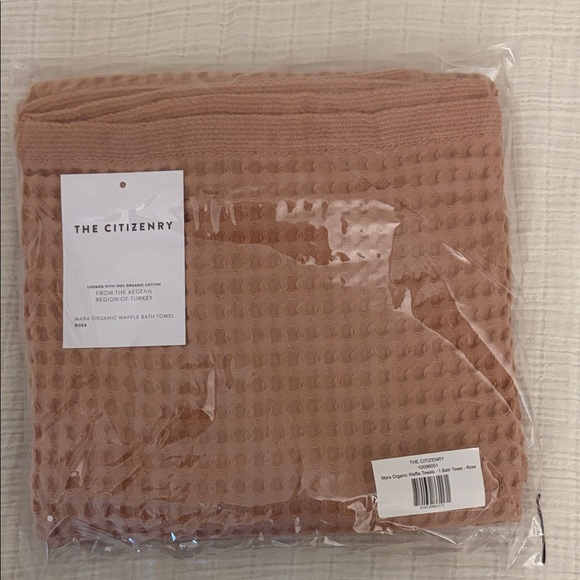 The citizenry waffle bath towel rose - Picture 2 of 2
